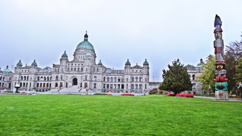 Le parlement de Colombie Britannique à Victoria