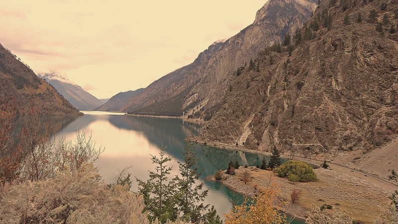La vallée avant Kamloops