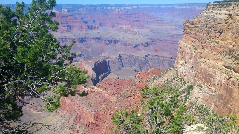 Grand Canyon rive sud , vue vers le Nord