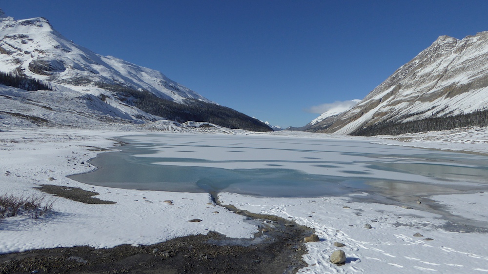 Lac du glacier Athabasca